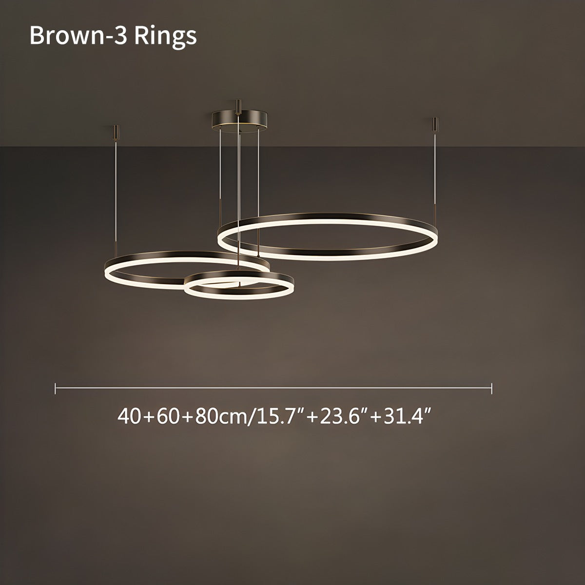 Circora Layered Ring Pendant Light