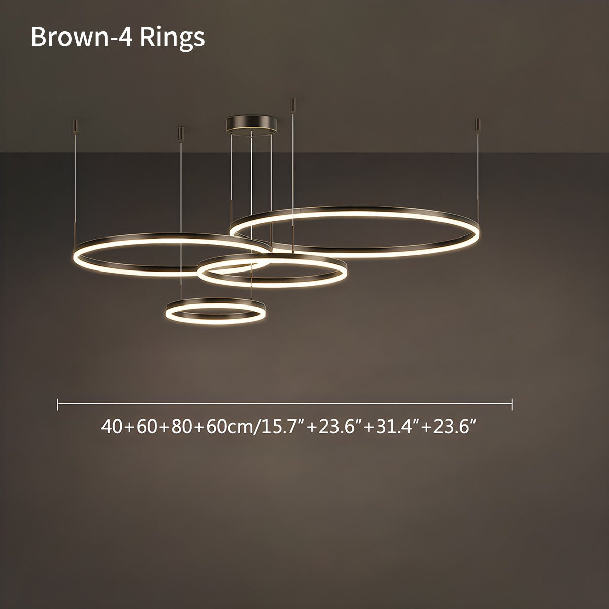 Circora Layered Ring Pendant Light