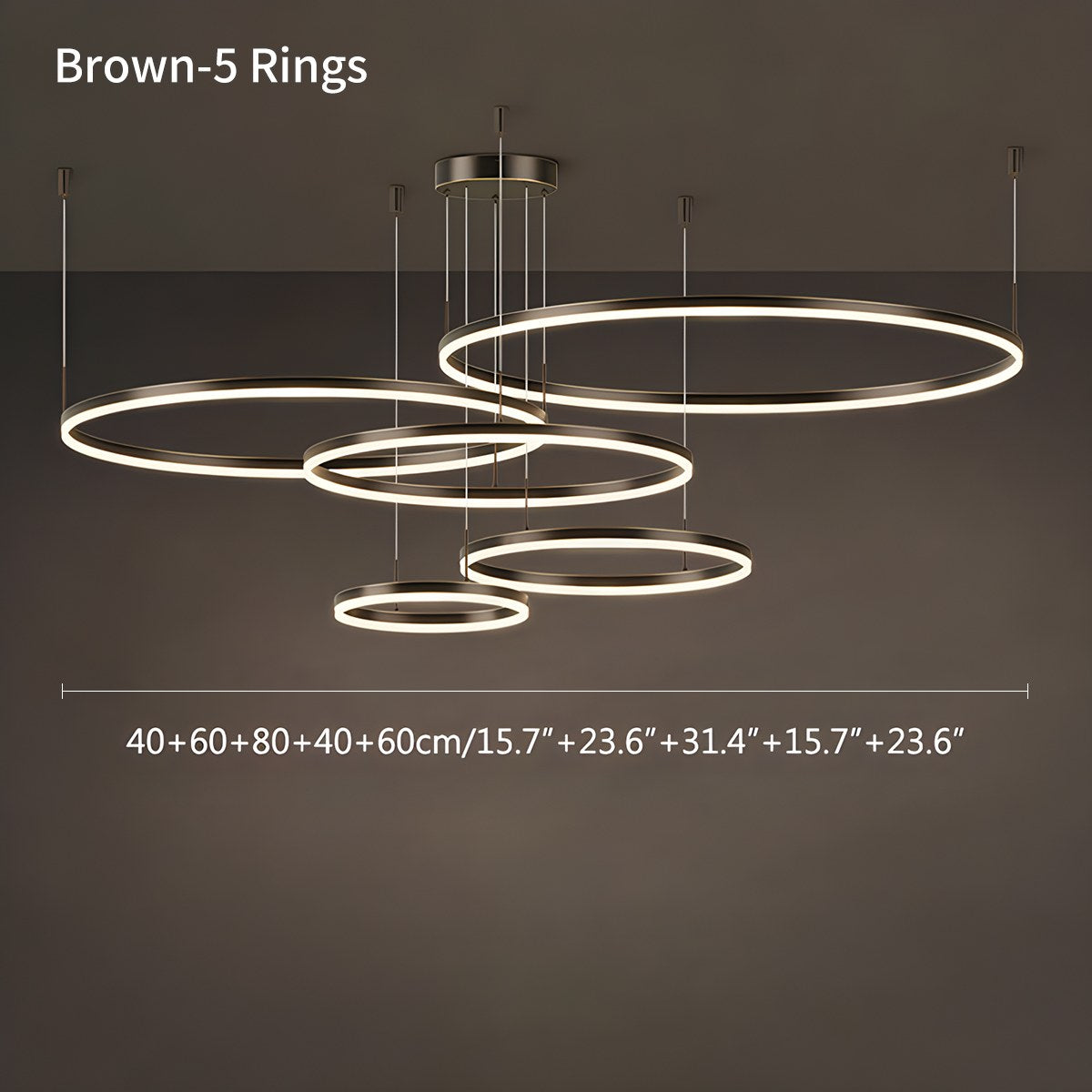 Circora Layered Ring Pendant Light