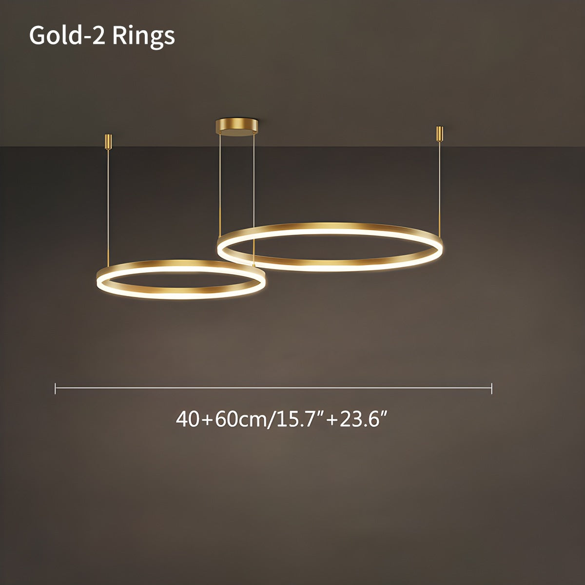 Circora Layered Ring Pendant Light