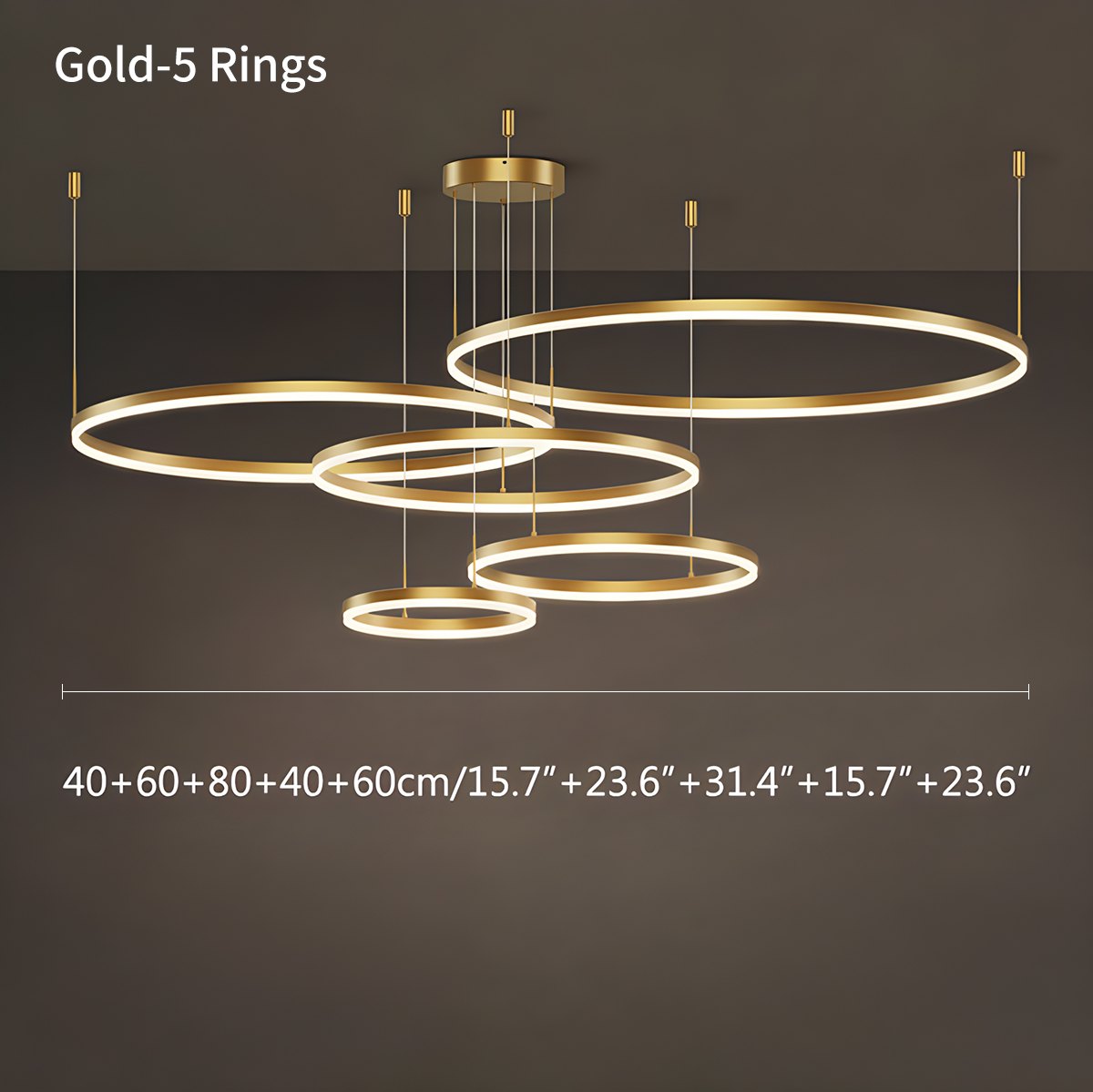 Circora Layered Ring Pendant Light