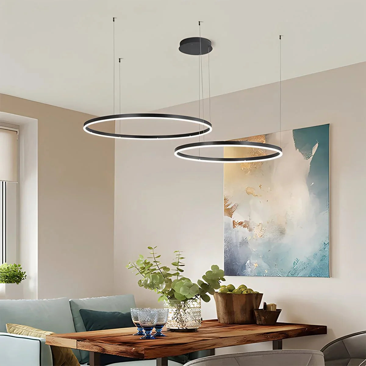 Circora Layered Ring Pendant Light