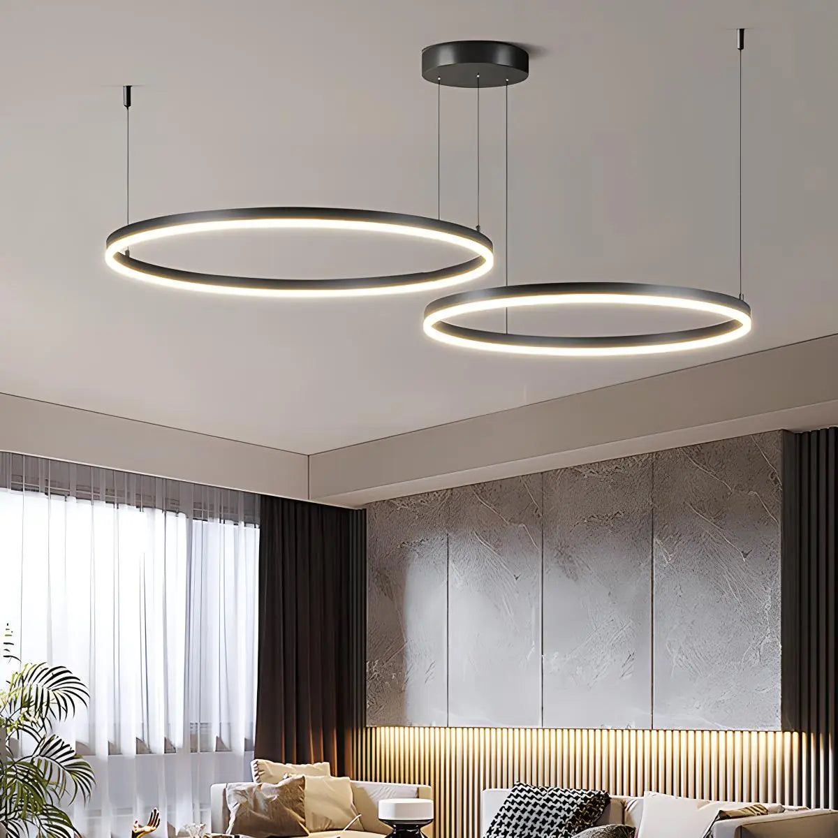 Circora Layered Ring Pendant Light