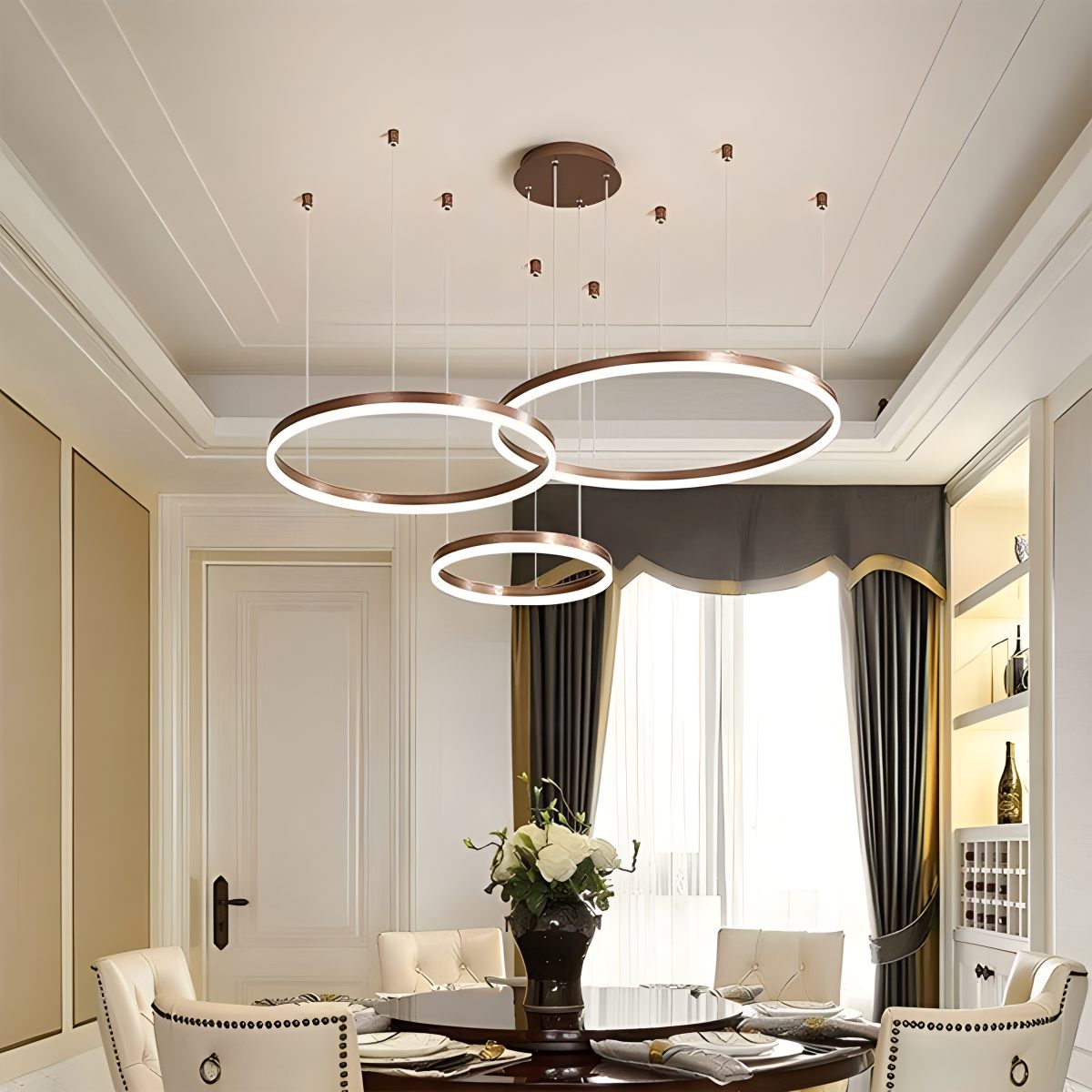 Circora Layered Ring Pendant Light