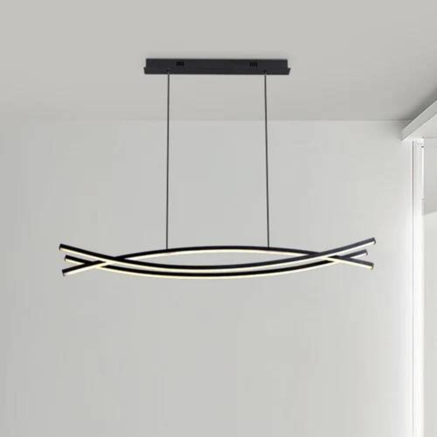 Meco Triple Wave Pendant Light