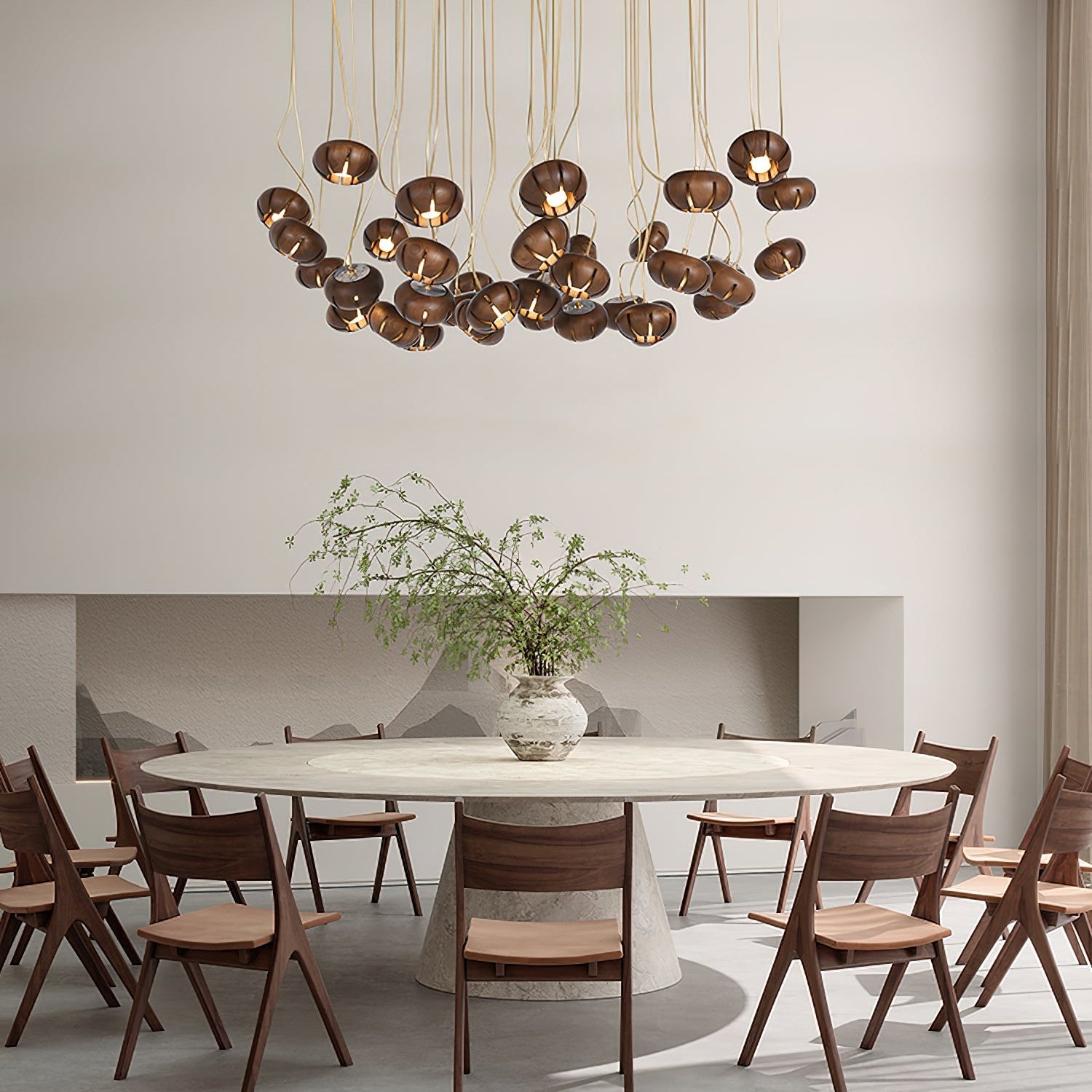 Moz Pumpkin Design Pendant Light