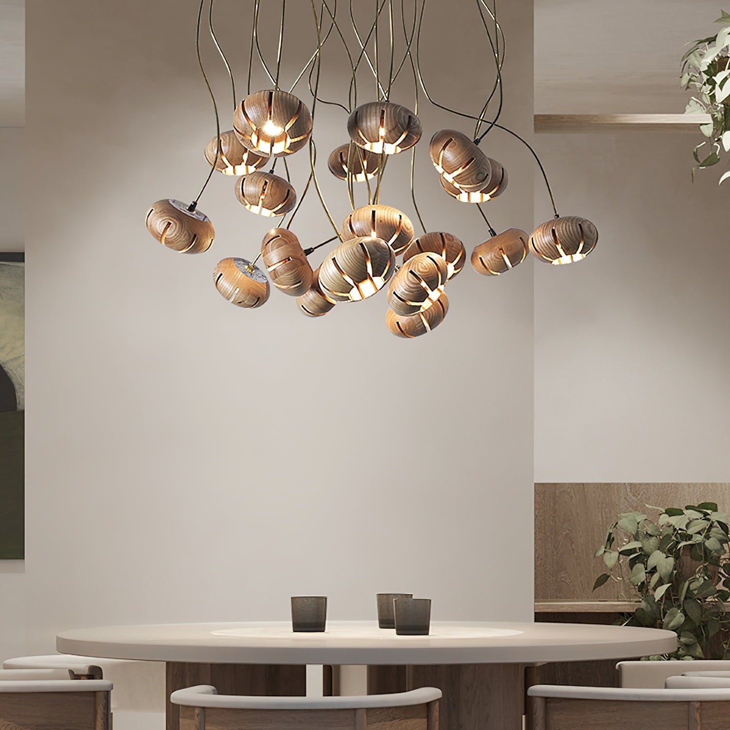 Moz Pumpkin Design Pendant Light
