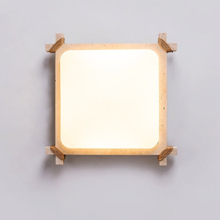 Xelan Travertine Ceiling Light