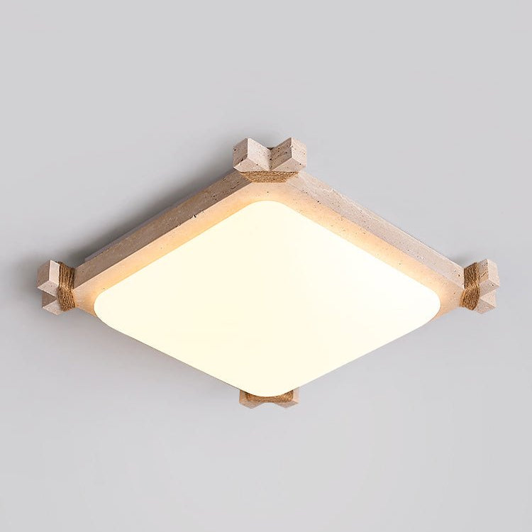Xelan Travertine Ceiling Light
