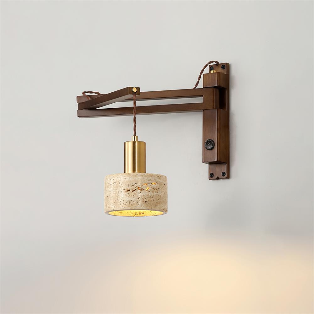 Zayevo Natural Stone Wall Light