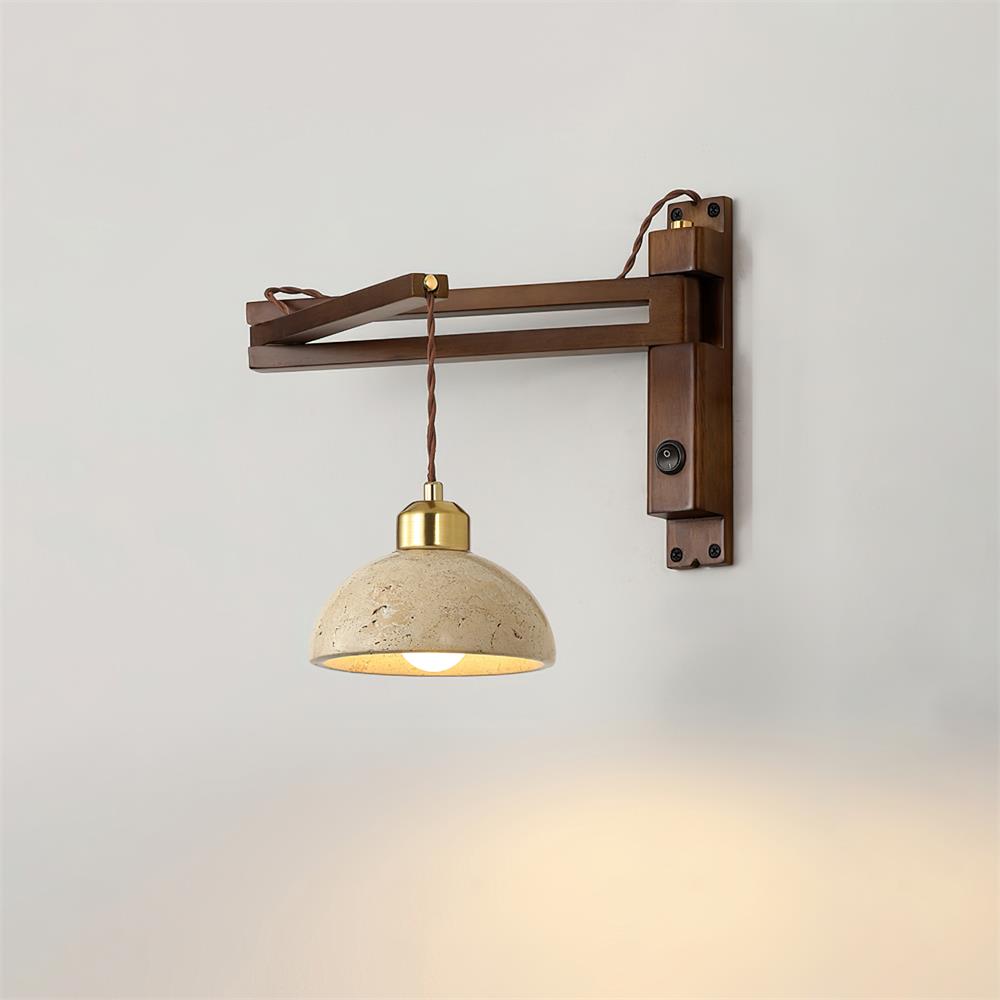 Zayevo Natural Stone Wall Light