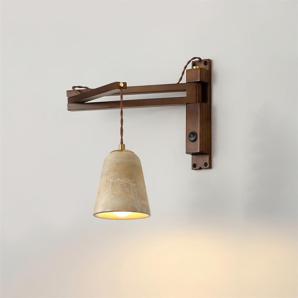 Zayevo Natural Stone Wall Light