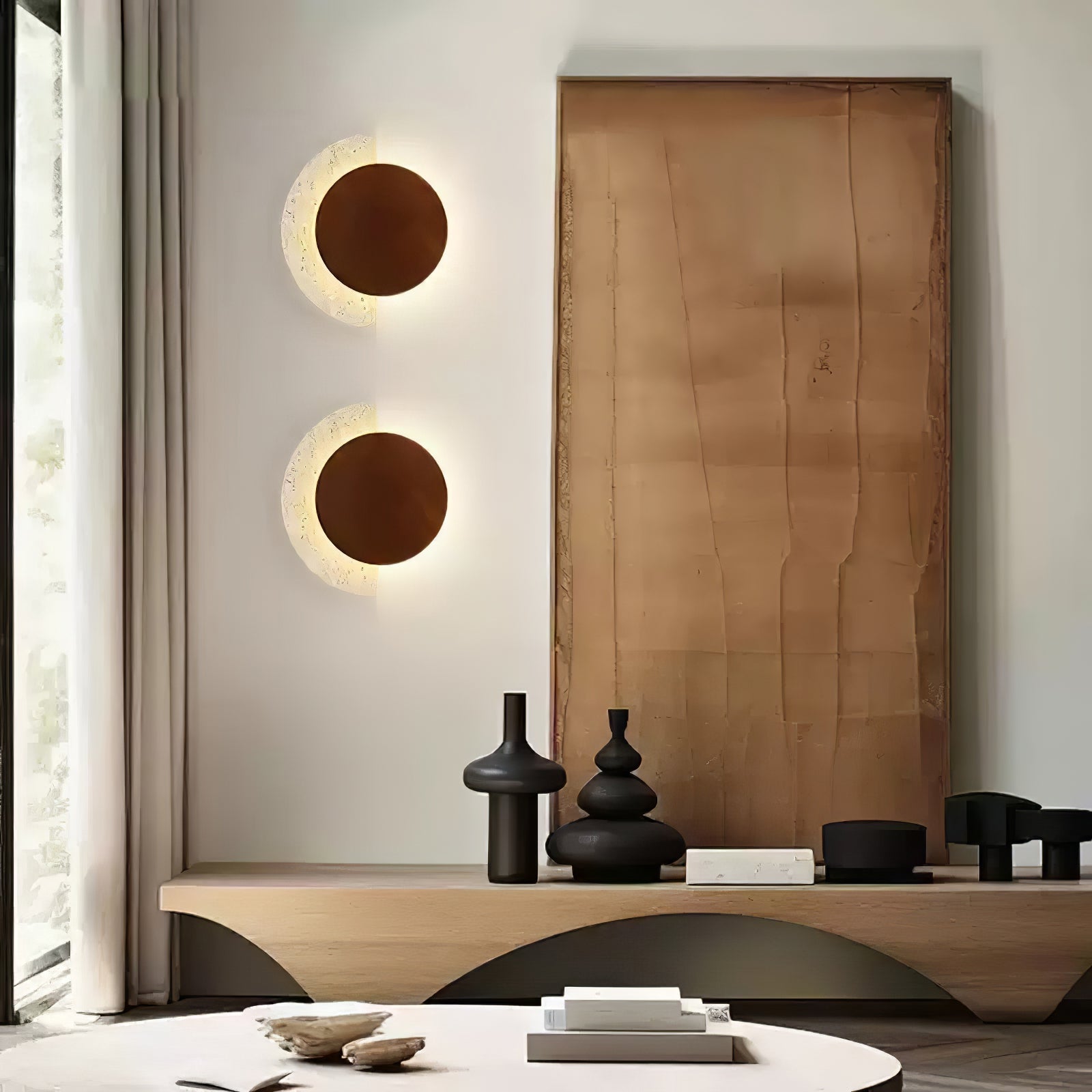 Hesco Travertine Wall Light
