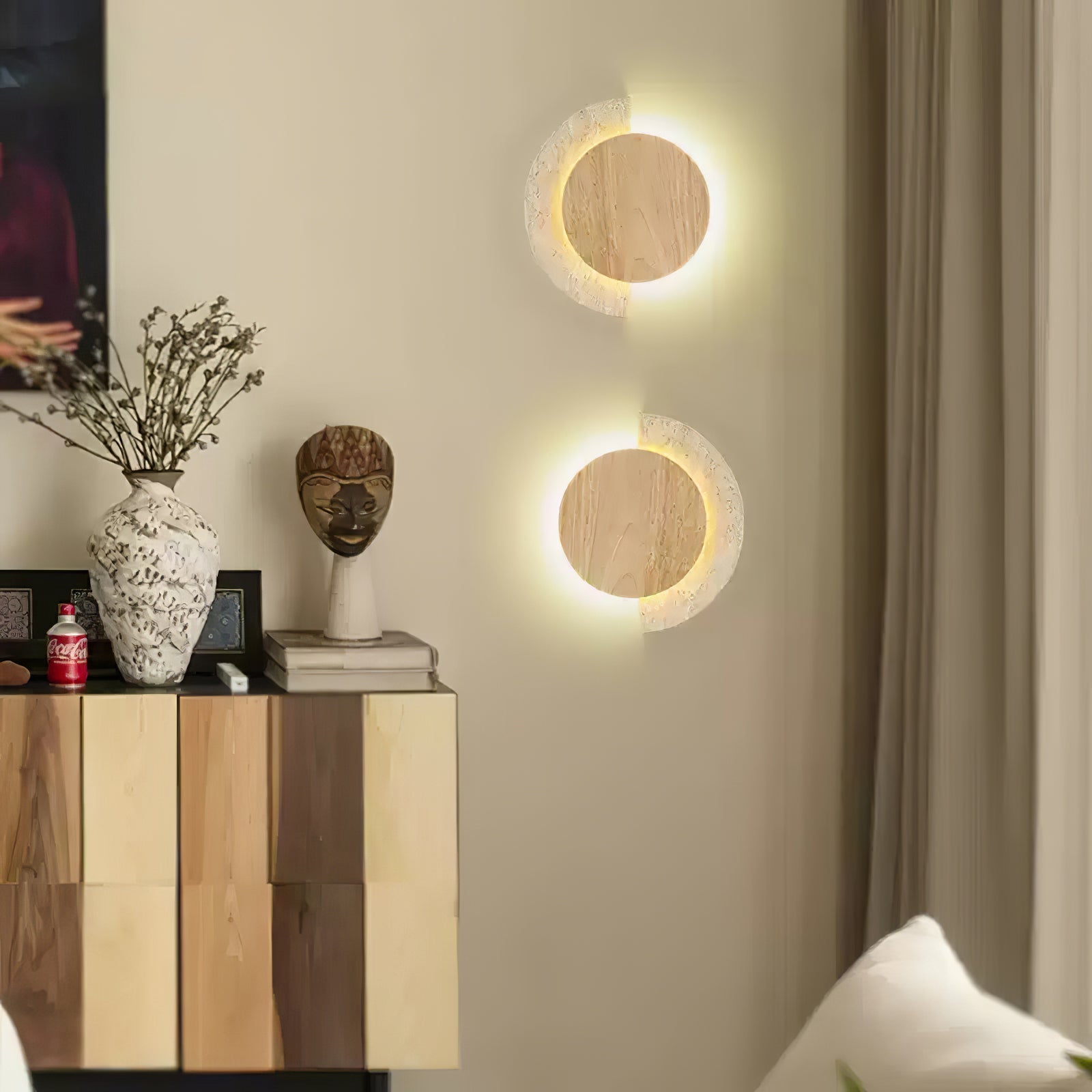Hesco Travertine Wall Light