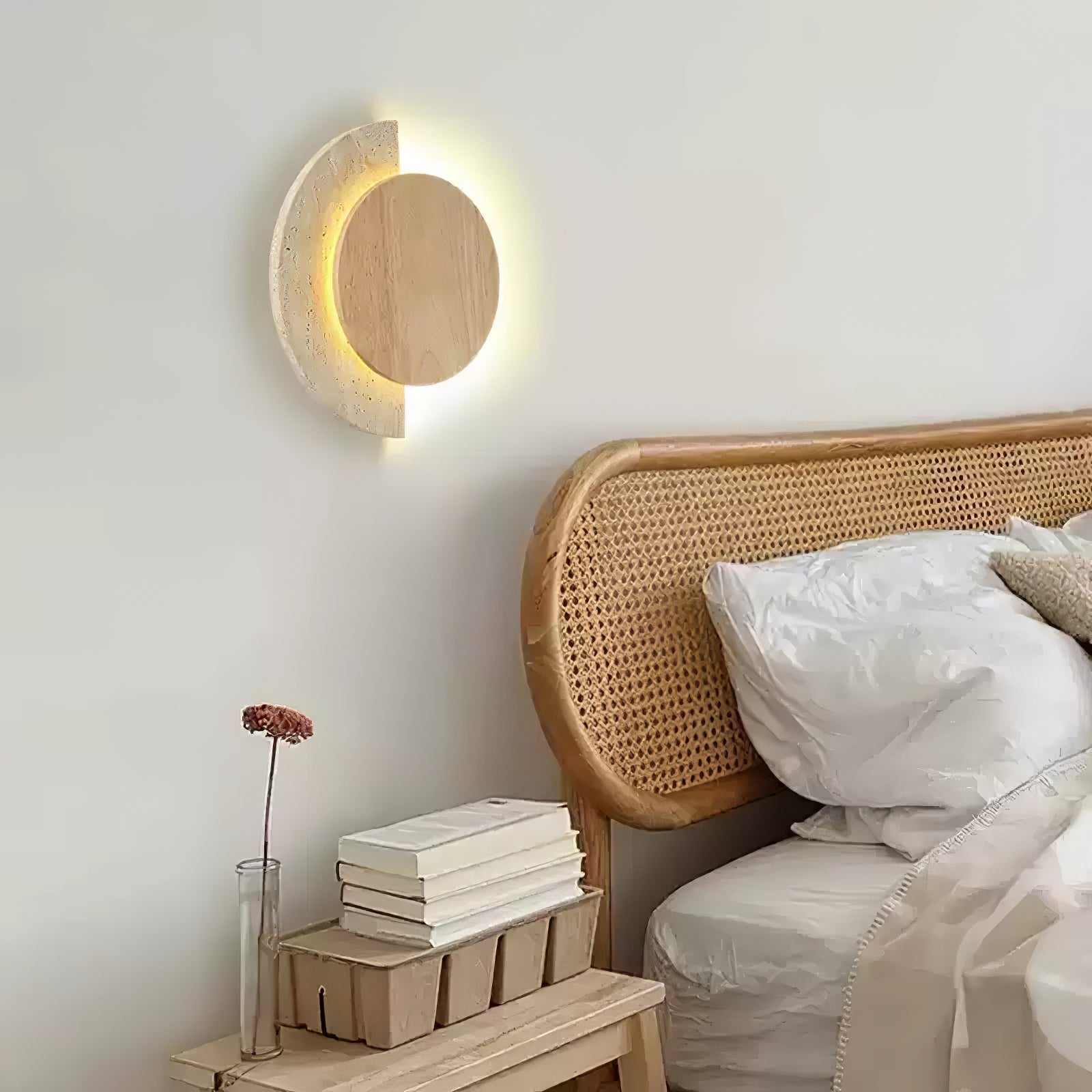 Hesco Travertine Wall Light