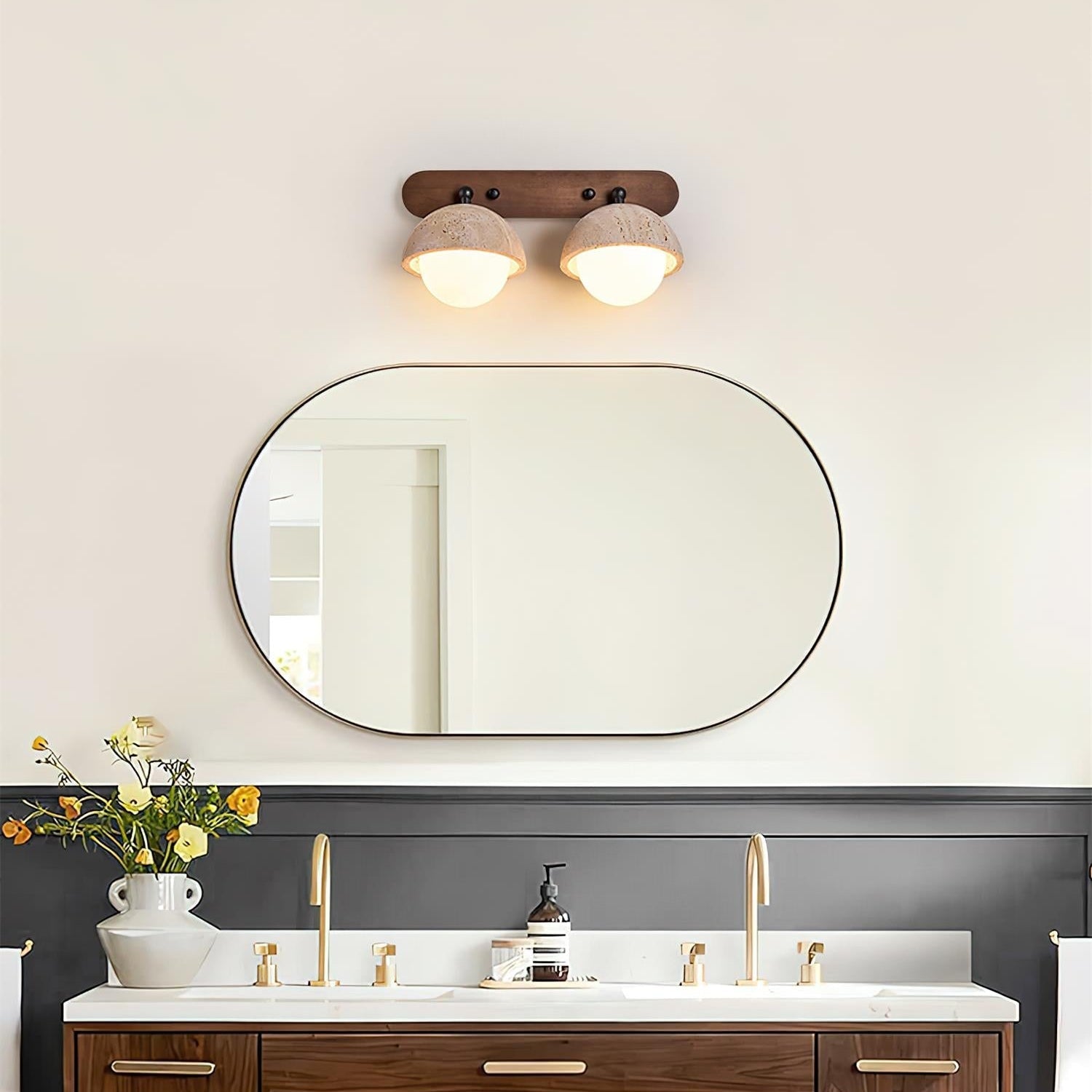 Pellenza Natural Stone Wall Light