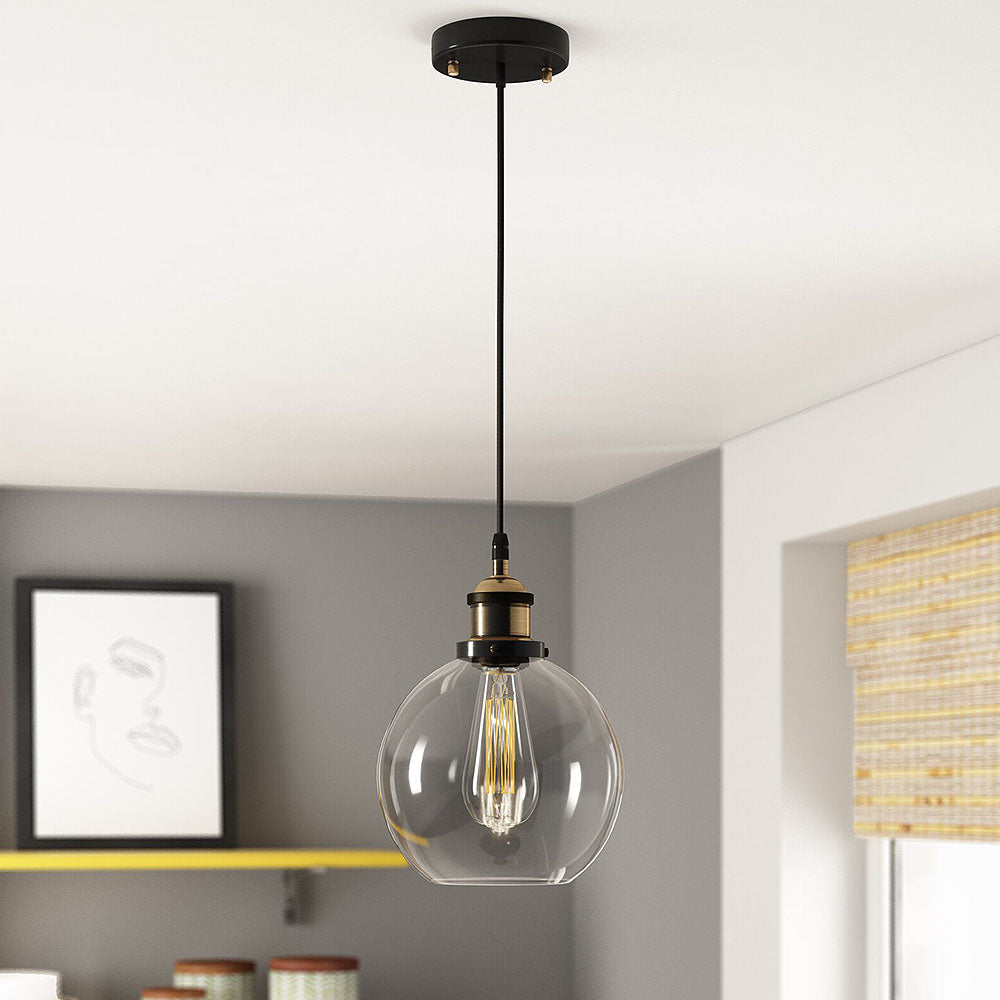 Globe Glass Pendant Light