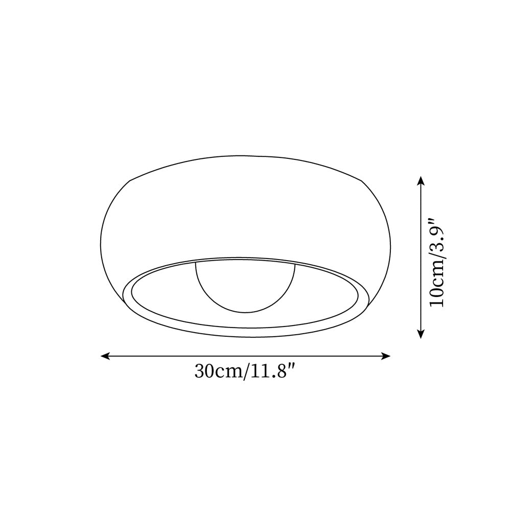 Wazu Japandi Style Ceiling Light