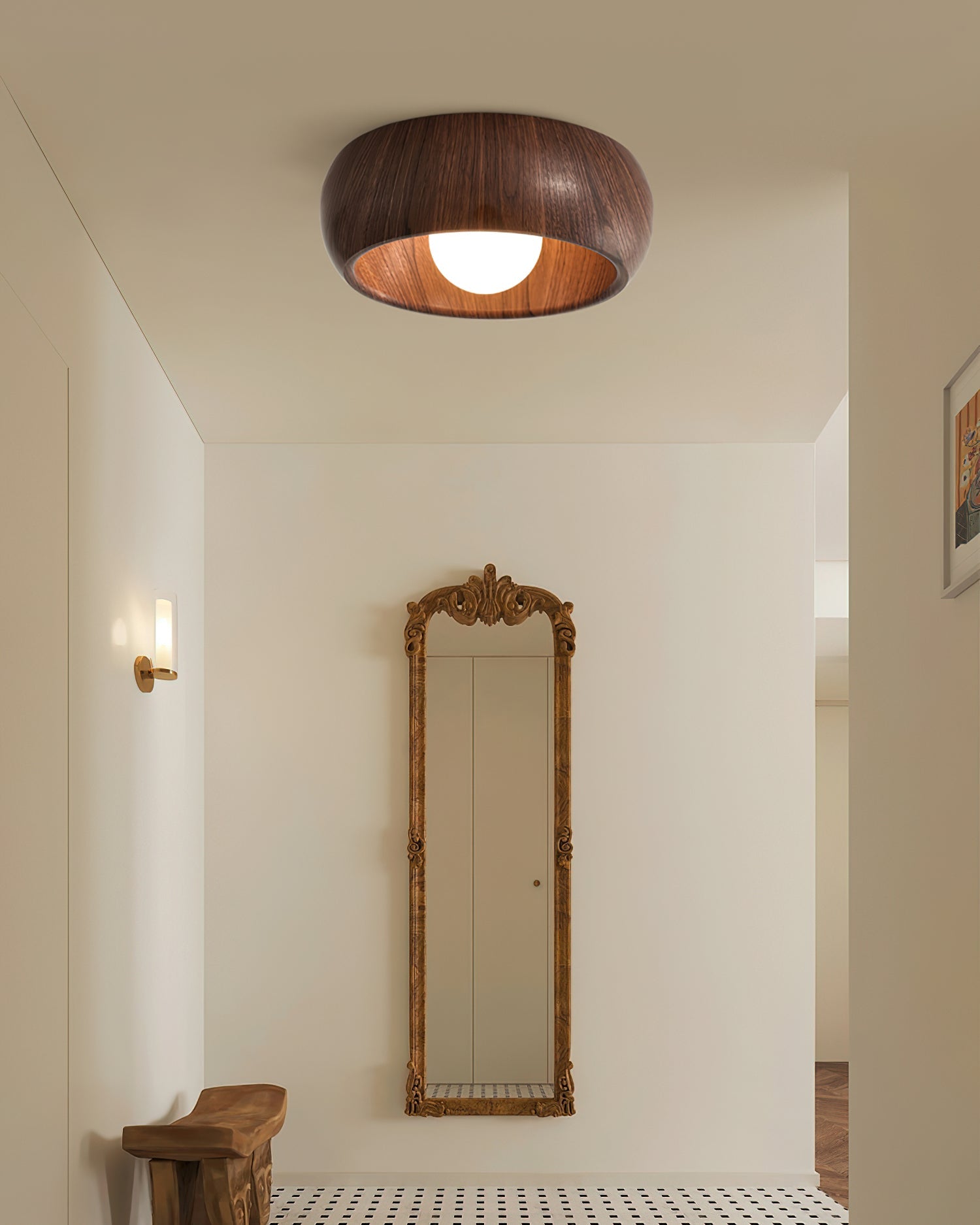 Wazu Japandi Style Ceiling Light