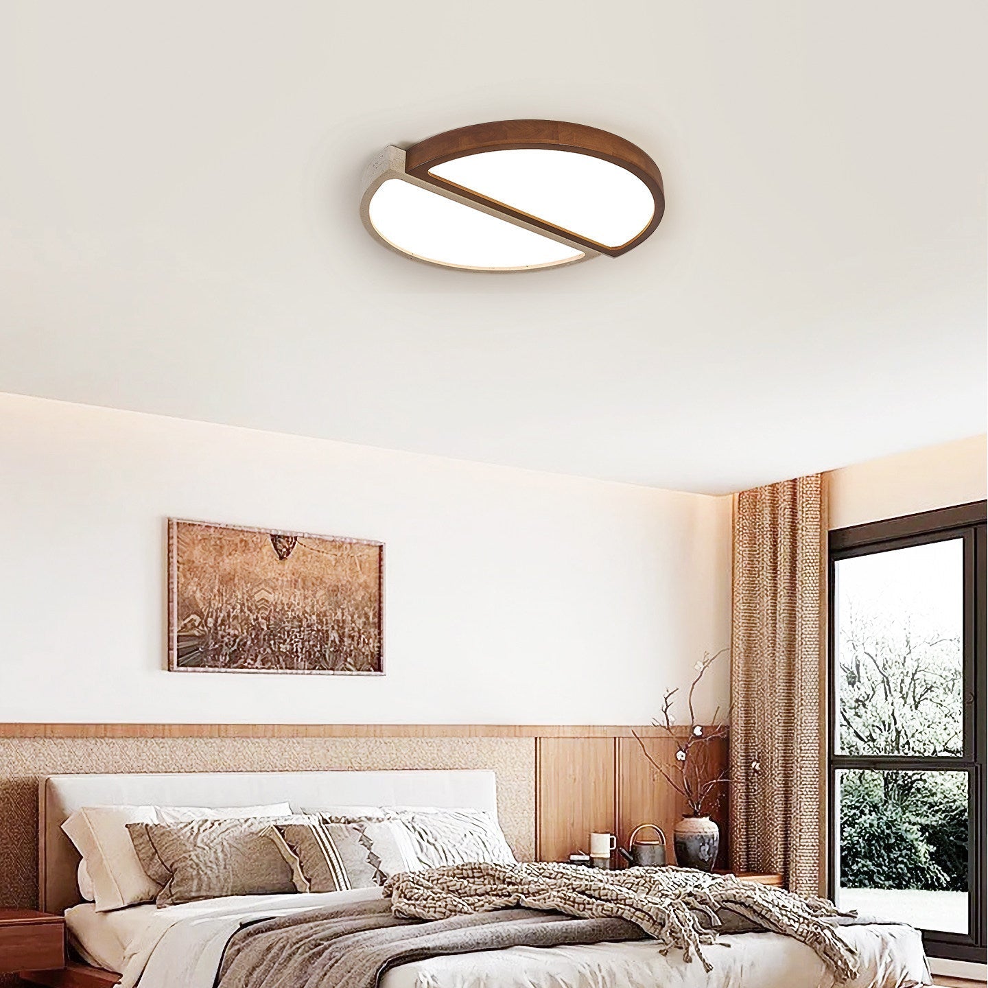 Zyresca Travertine Ceiling Light