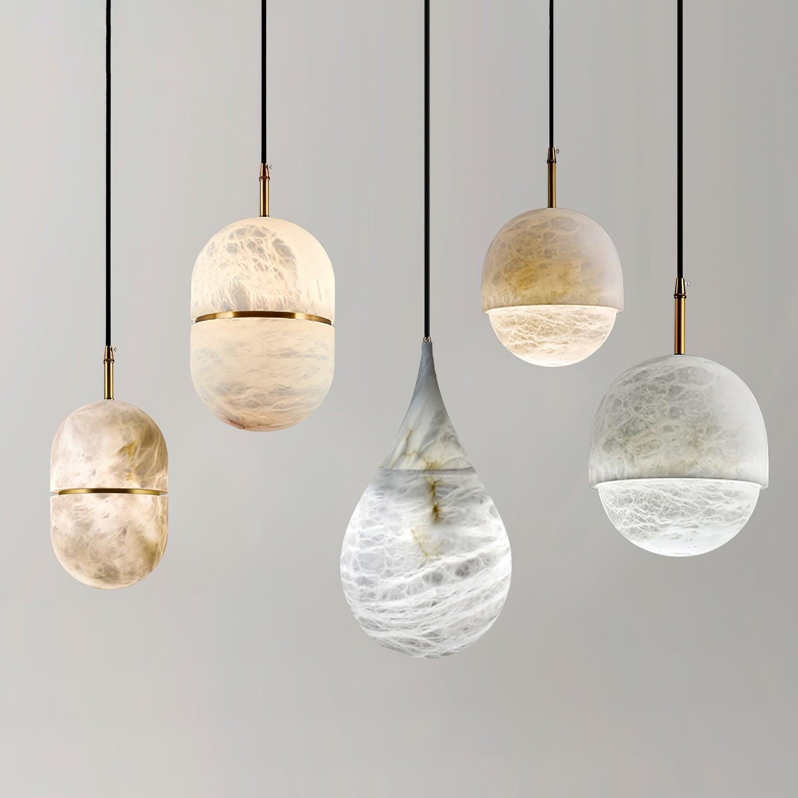 Cyo Alabaster Raindrop Pendant Light