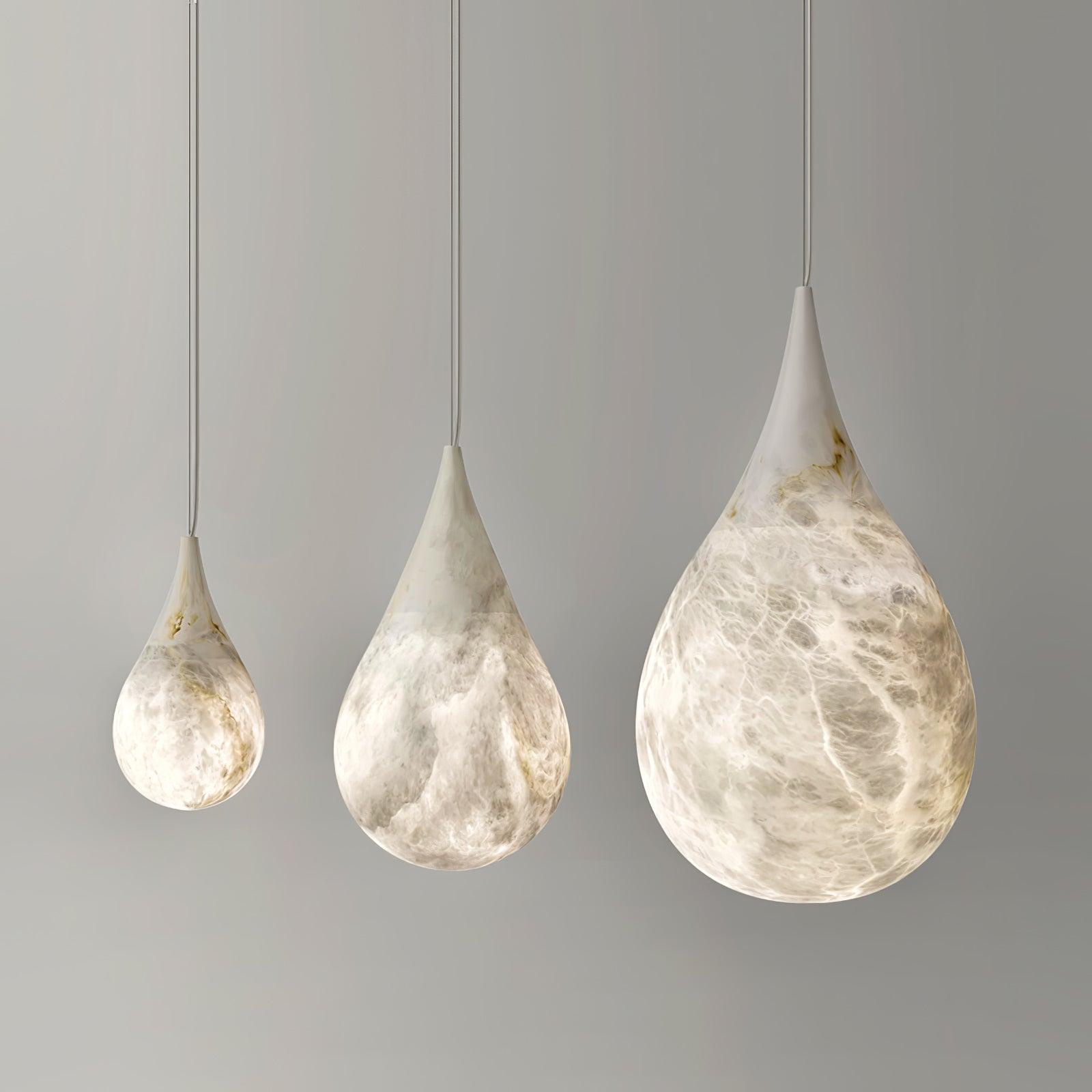 Cyo Alabaster Raindrop Pendant Light