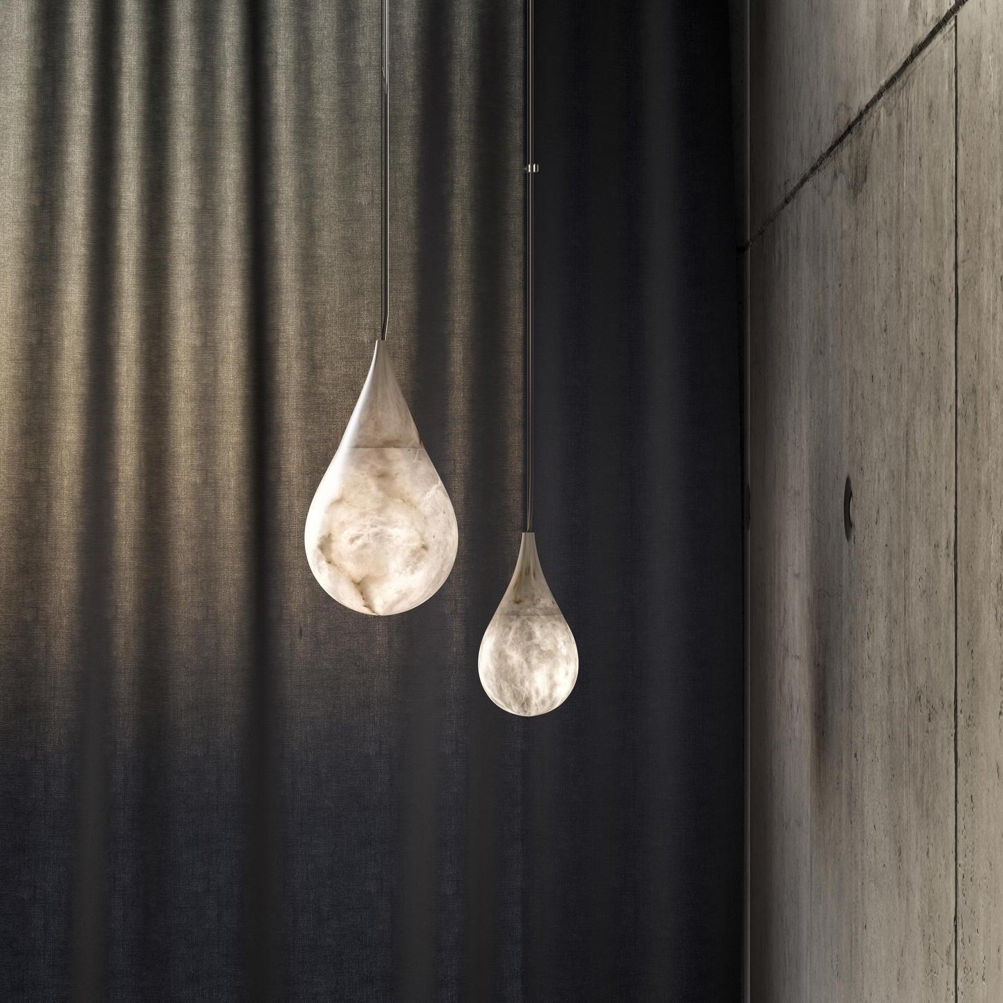 Cyo Alabaster Raindrop Pendant Light