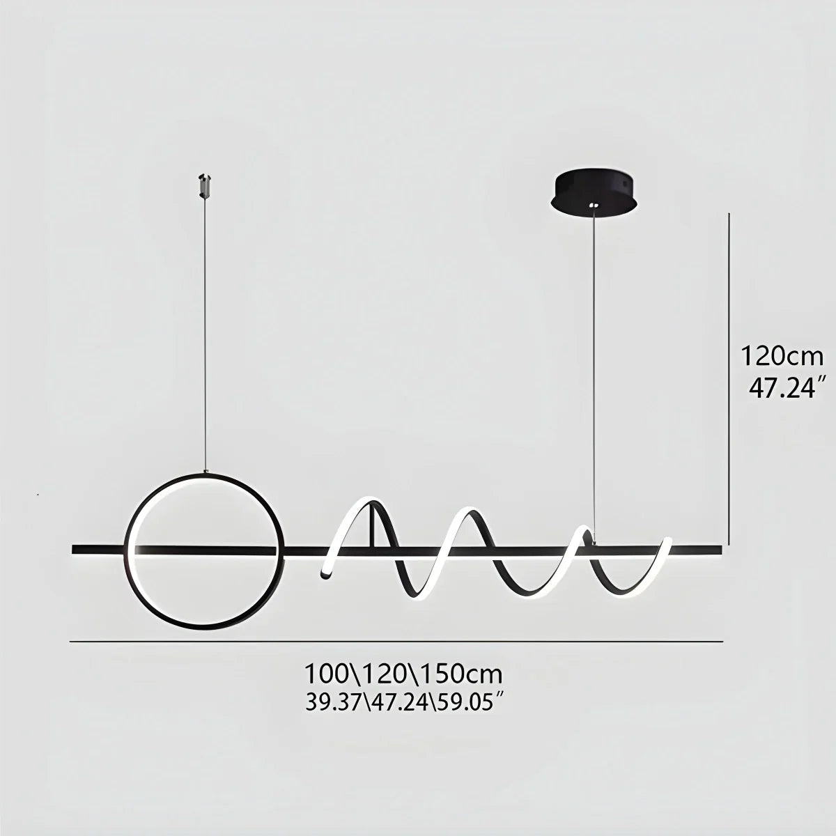 Siviano Helix Pendant Light