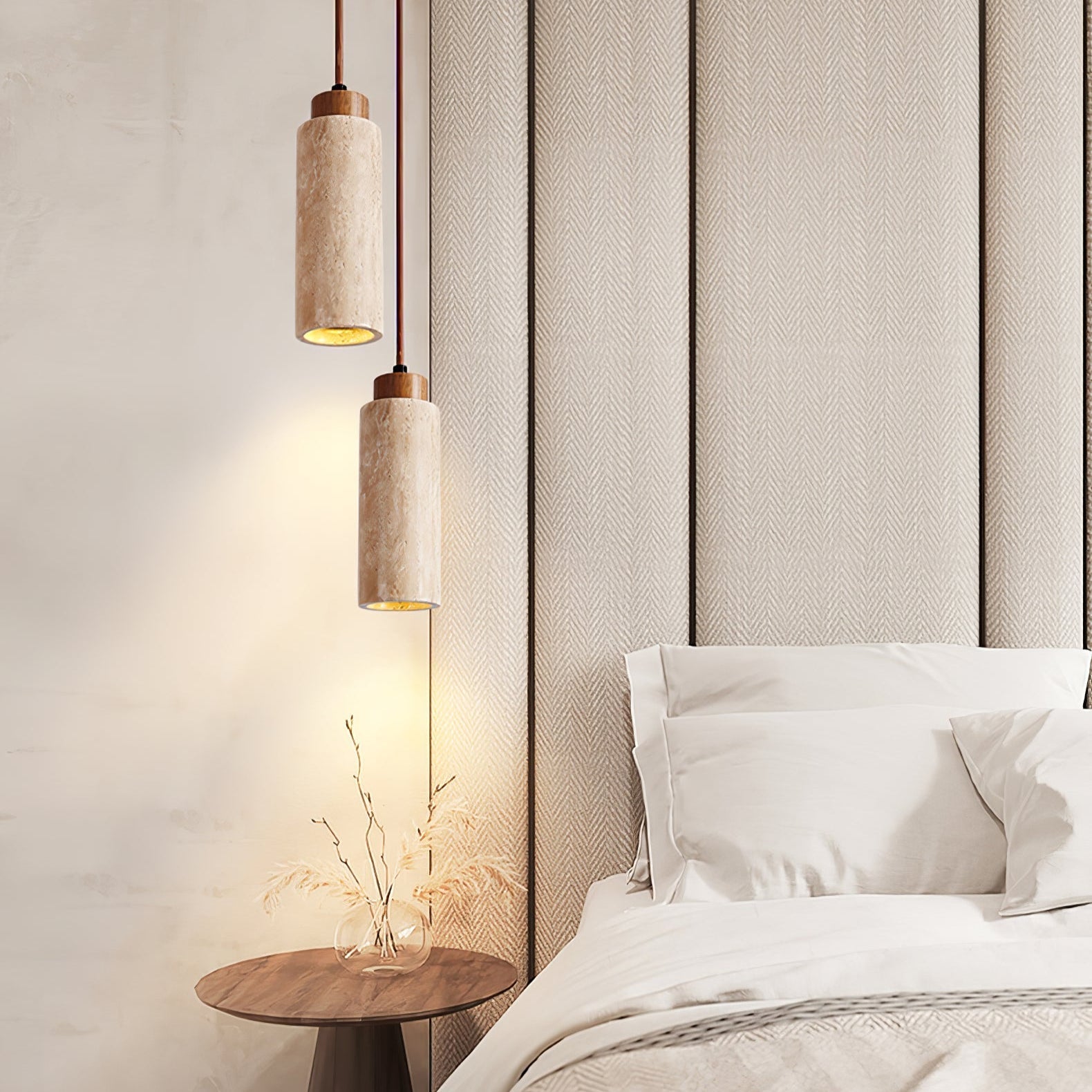 Velonisa Travertine Pendant Light