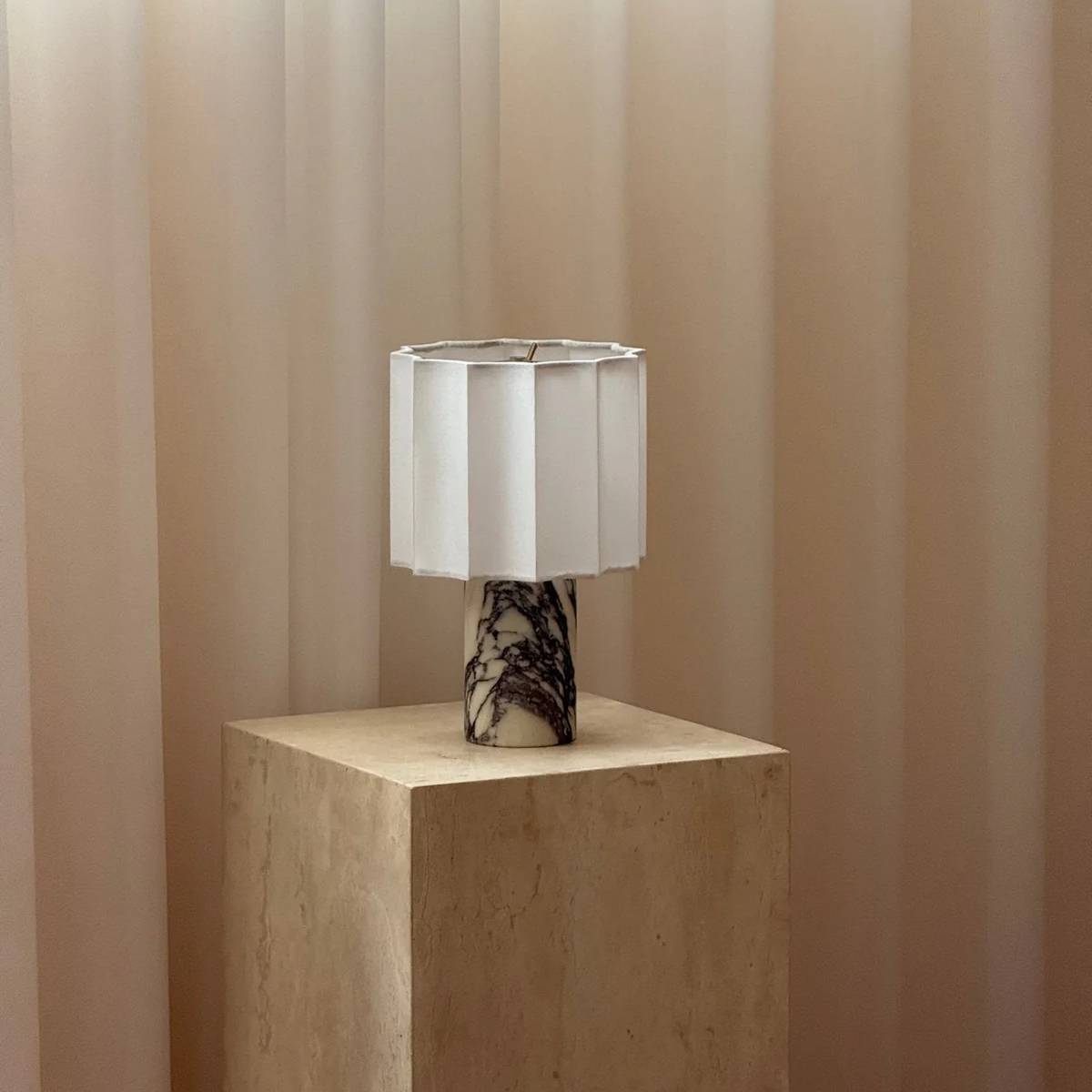 Orvinna Marble Table Lamp