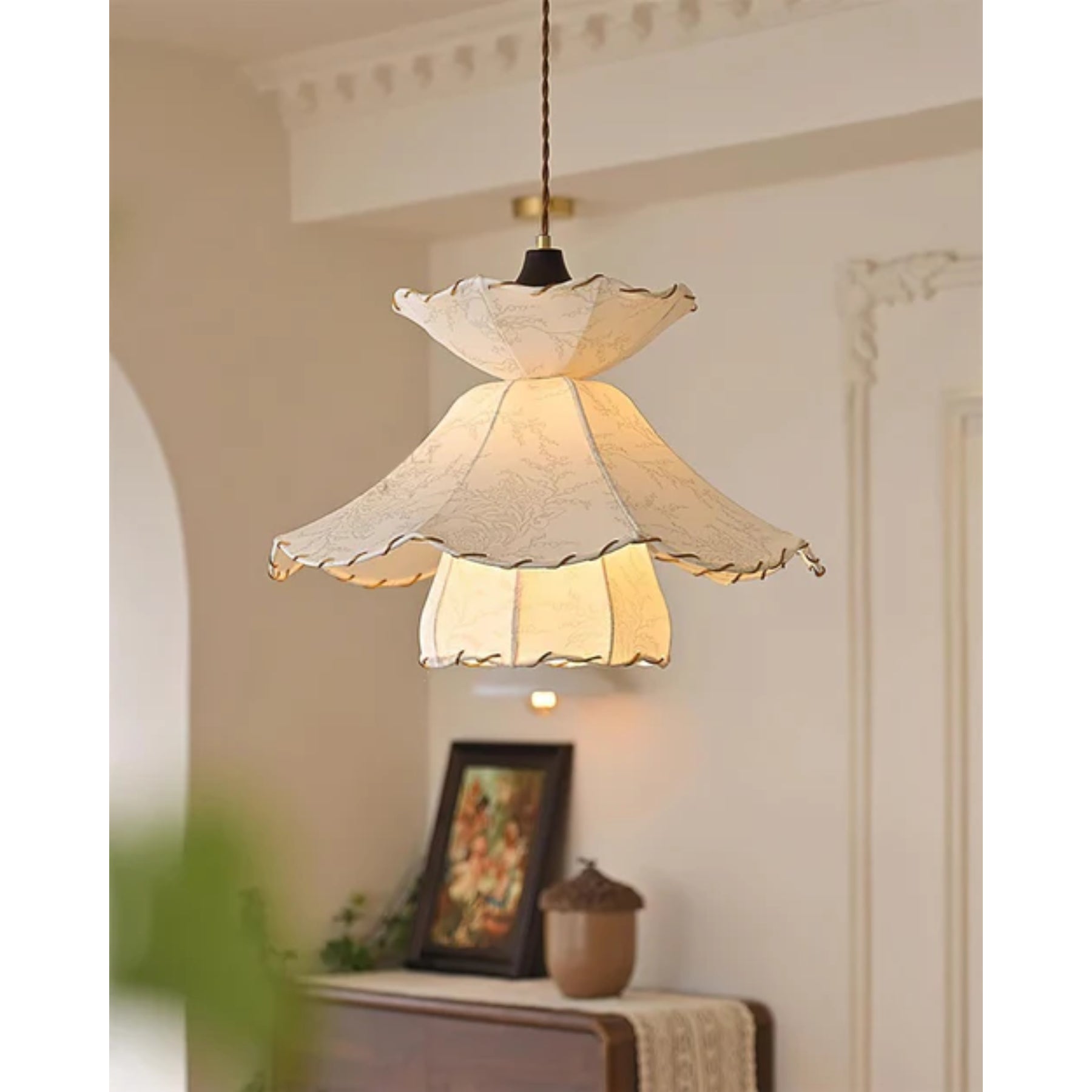 Helzya Fabric Pendant Light