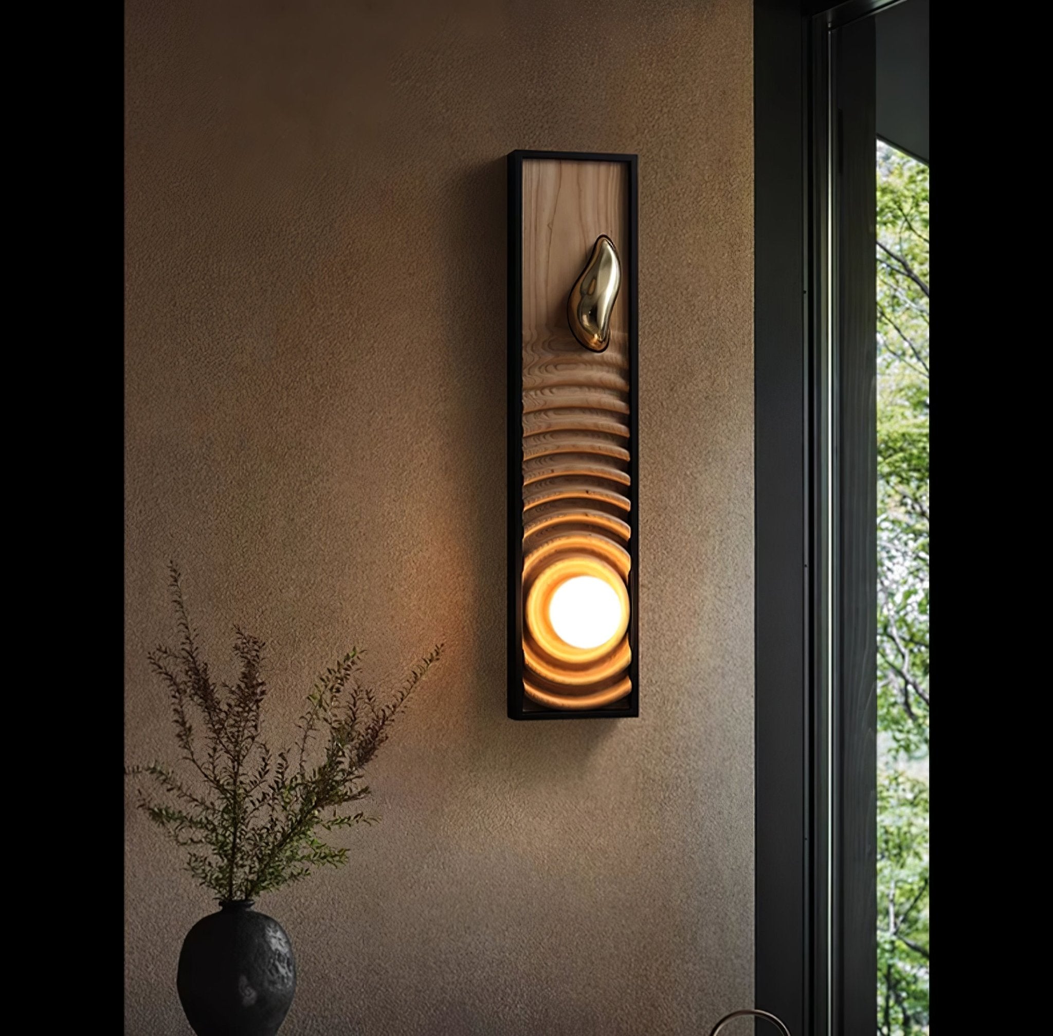 Moluze Wooden Wall Light