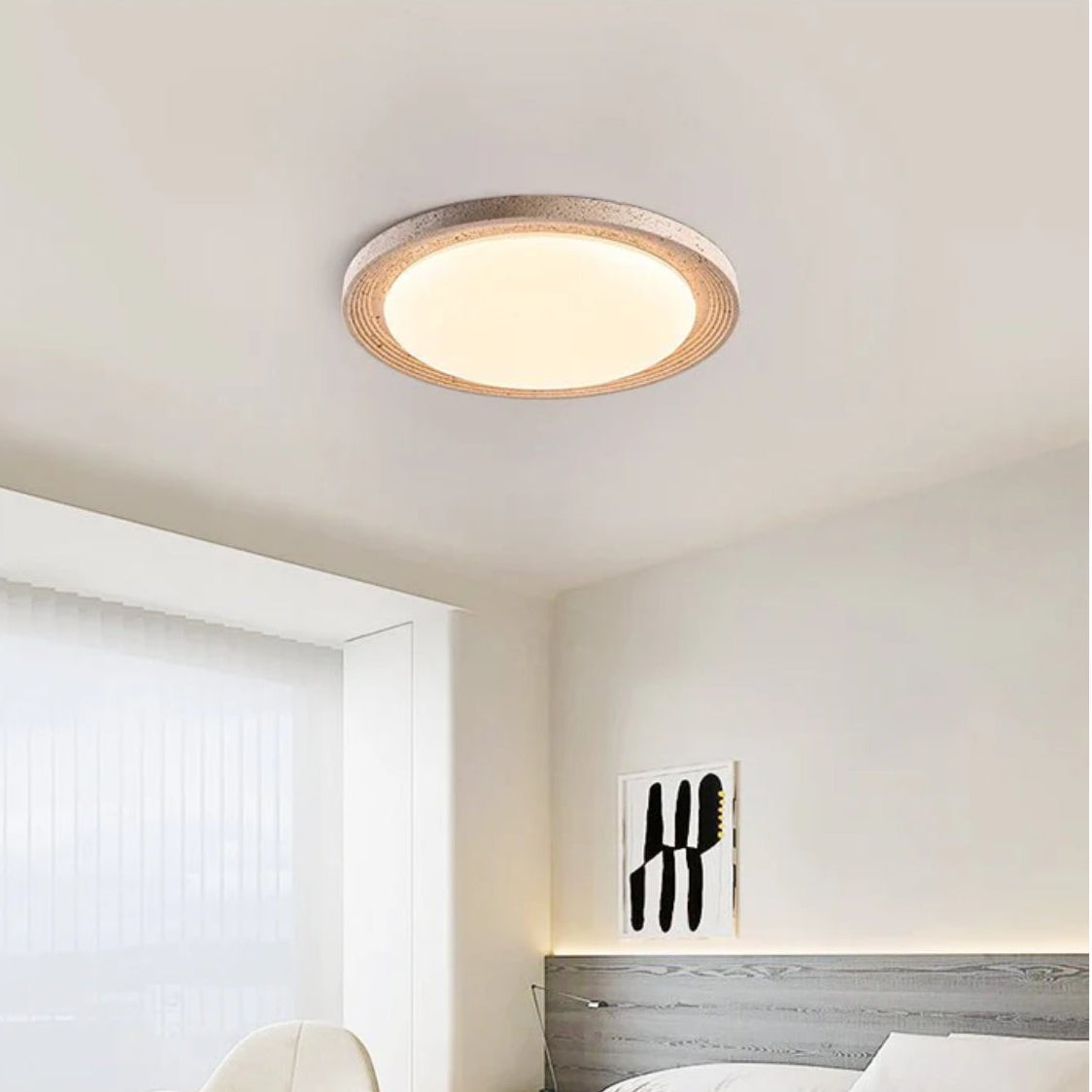 Telmalun Natural Stone Ceiling Light