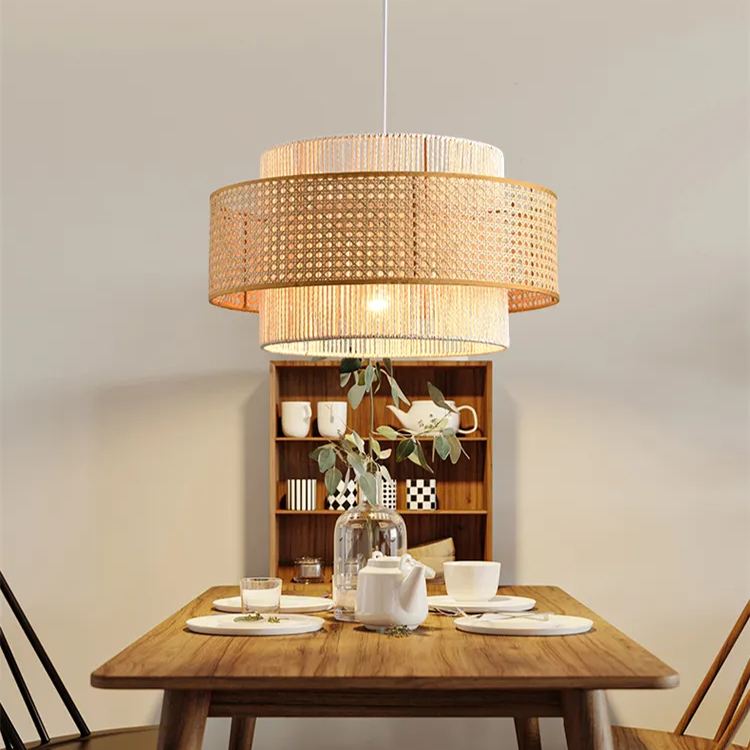 Liora Wabi Sabi Hemp Rope Pendant Light