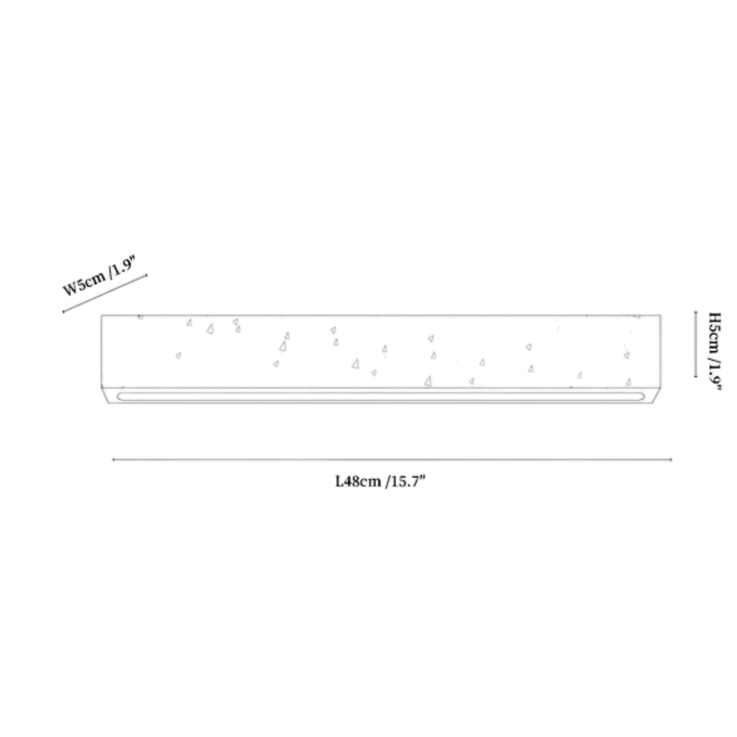 Celome Natural Stone Wall Light