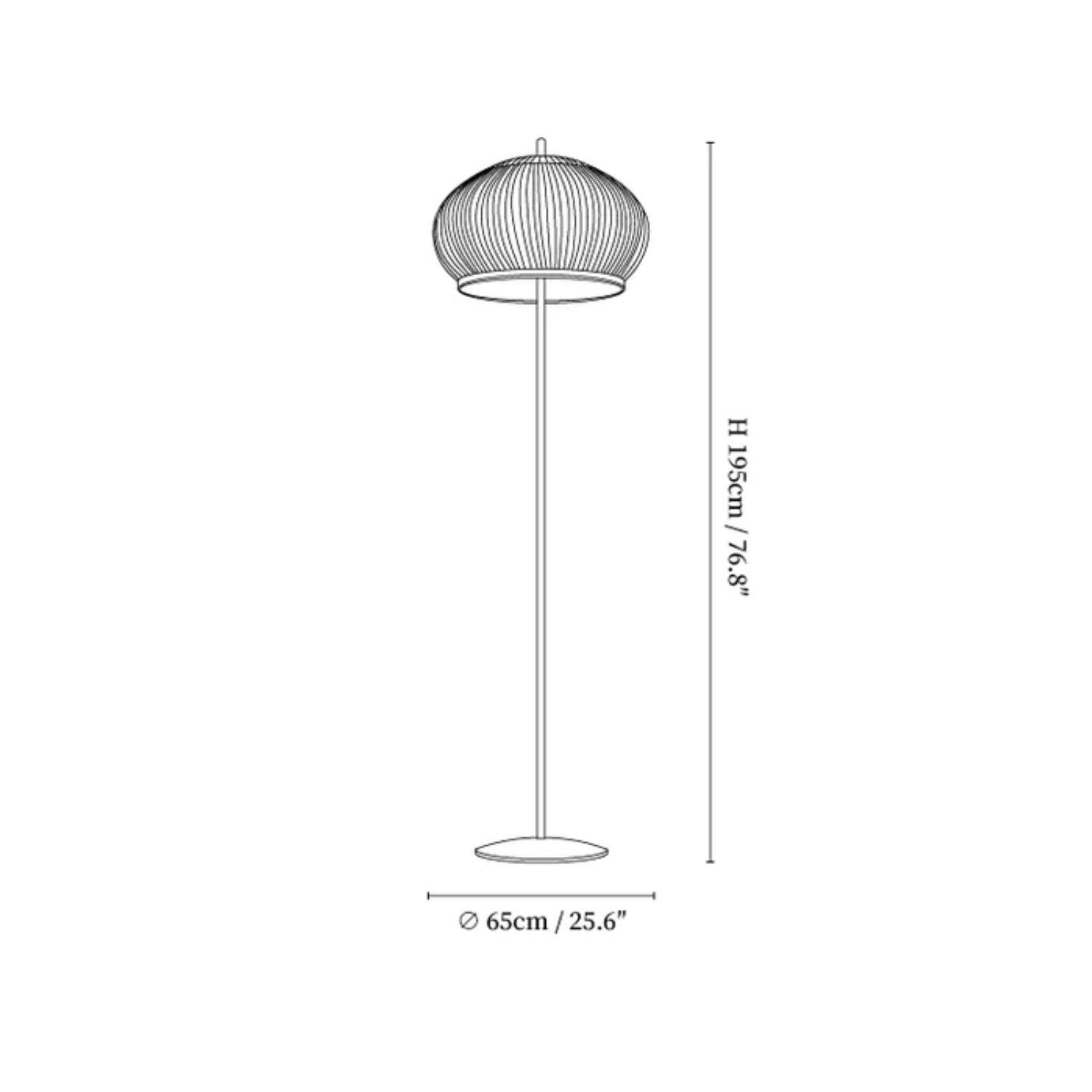Mirelo Japandi Floor Lamp