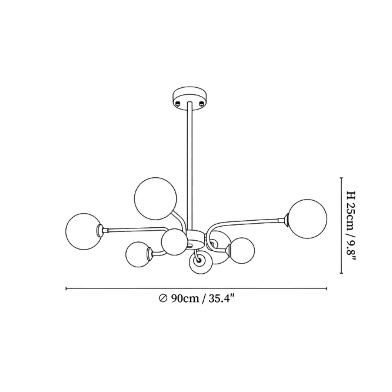 Balldome Ceiling Light