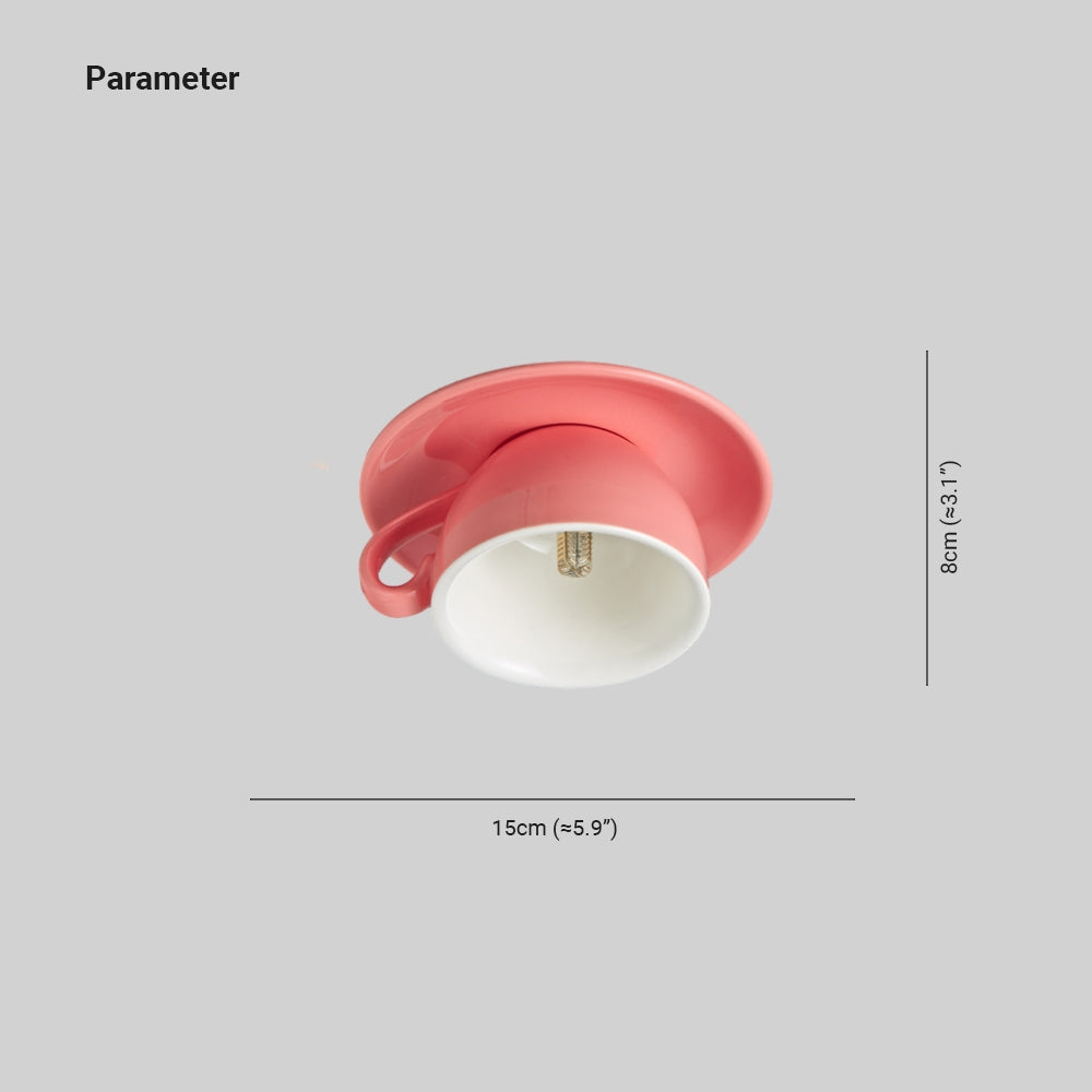 Teacup Ceiling Light