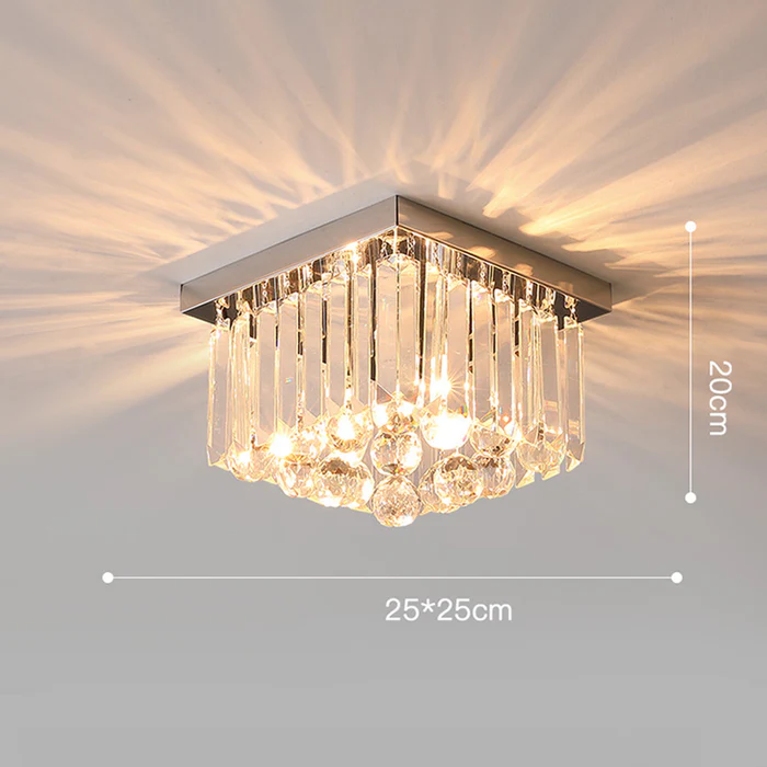 Zinlaro Crystal Ceiling Light