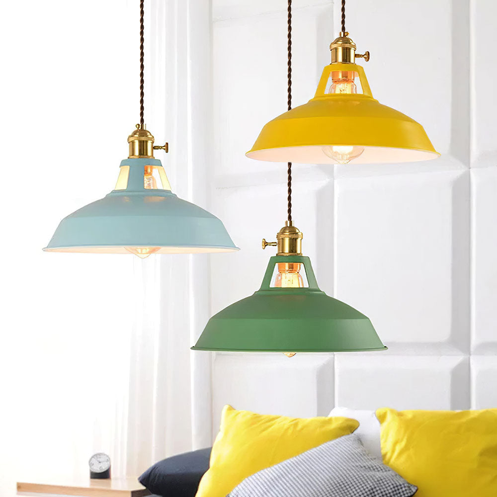 Cone Colourful Pendant Light
