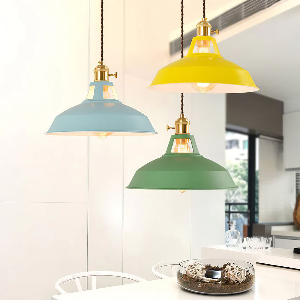Cone Colourful Pendant Light