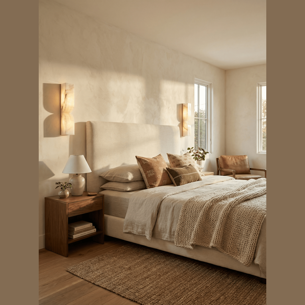 Haria Alabaster Wall Light