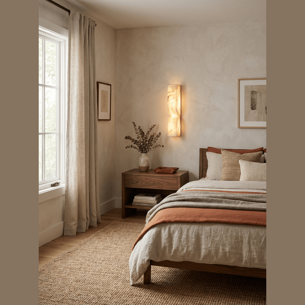 Haria Alabaster Wall Light