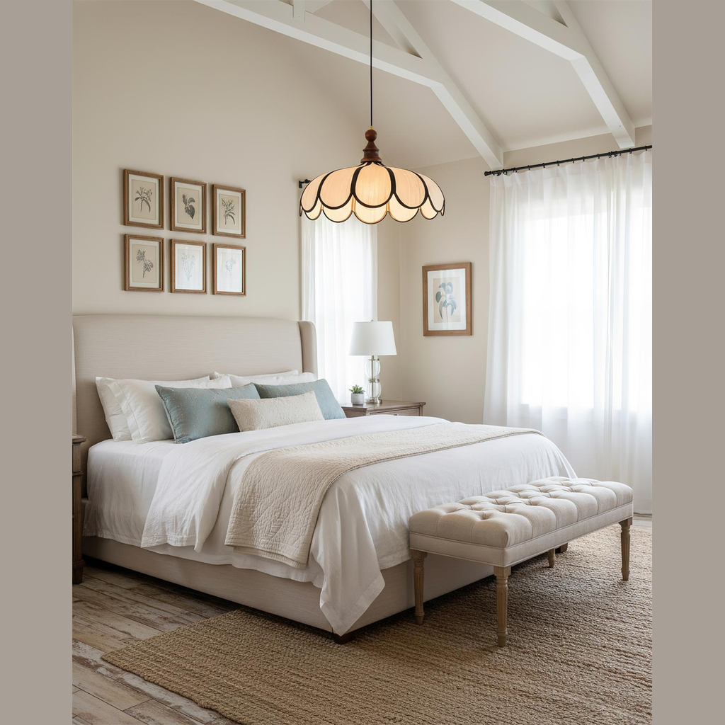 Aldicove Scalloped Pendant Light