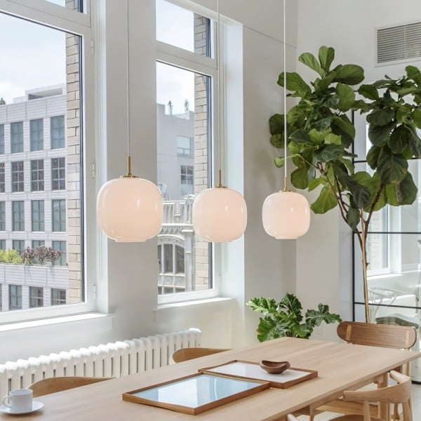 Ridanou Opal Glass Pendant Light