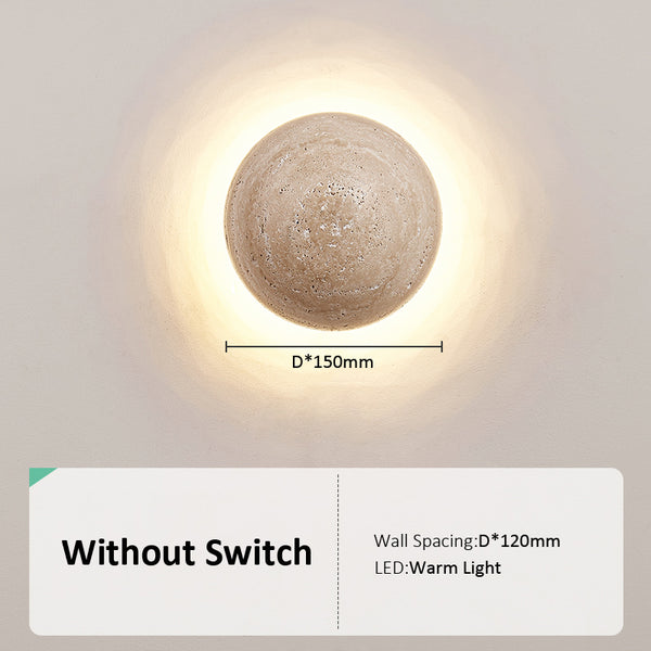 Tizo Travertine Wall Light