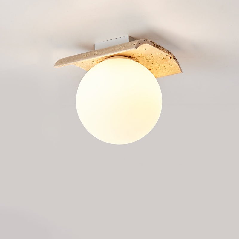 Moscoze Natural Stone Ceiling Light