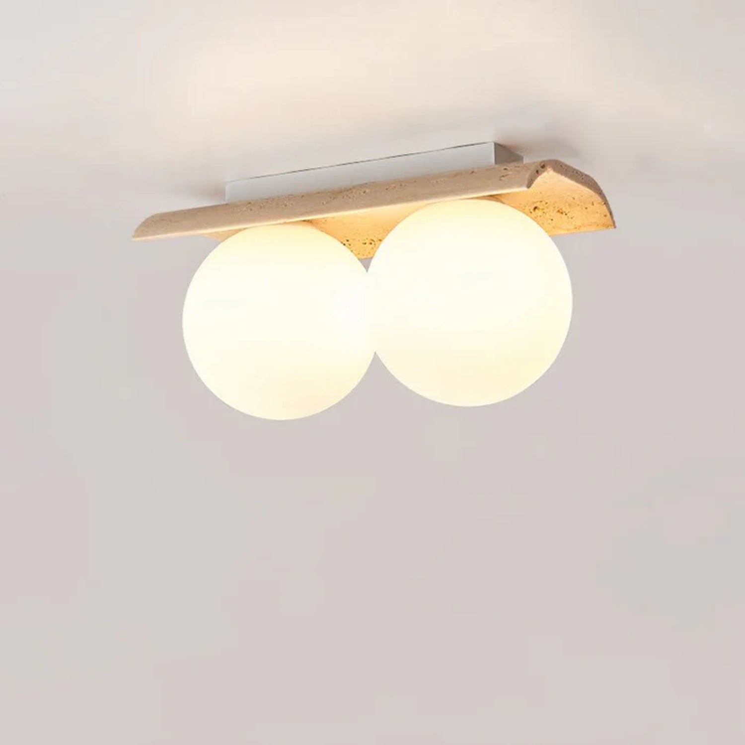 Moscoze Natural Stone Ceiling Light