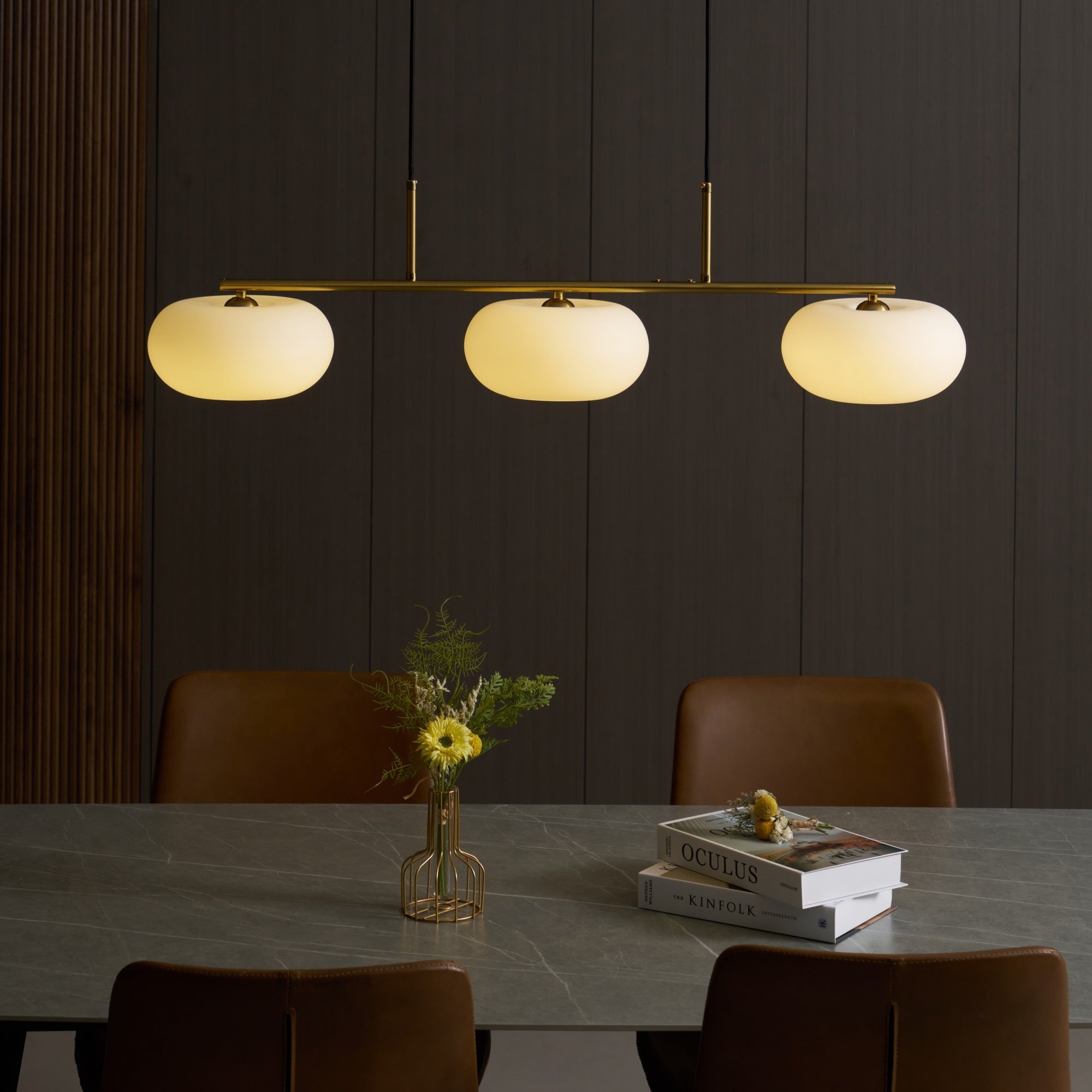 Plezano Triple Pendant Light