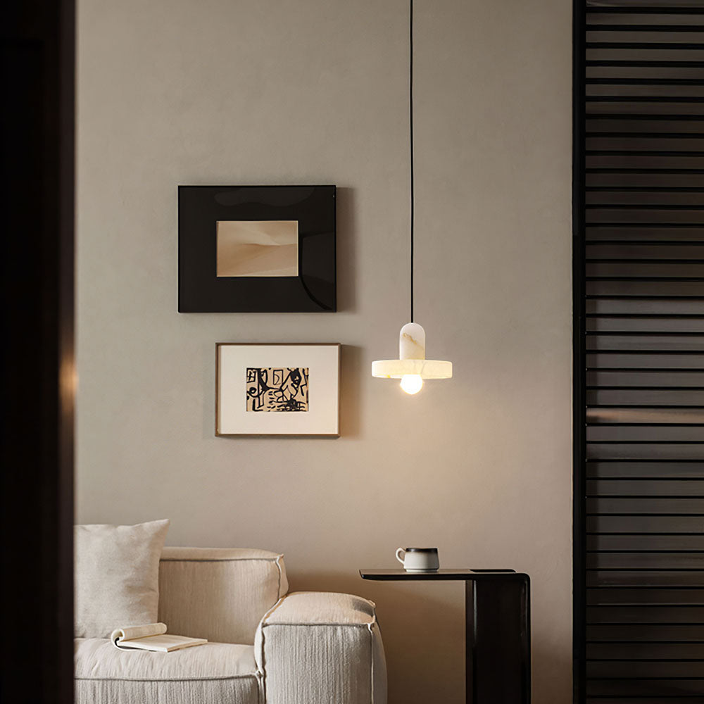 Lunessa Alabaster Pendant Light